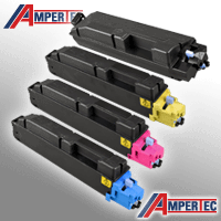 4 Ampertec Toner ersetzt Kyocera TK-5270 Multipack KCMY