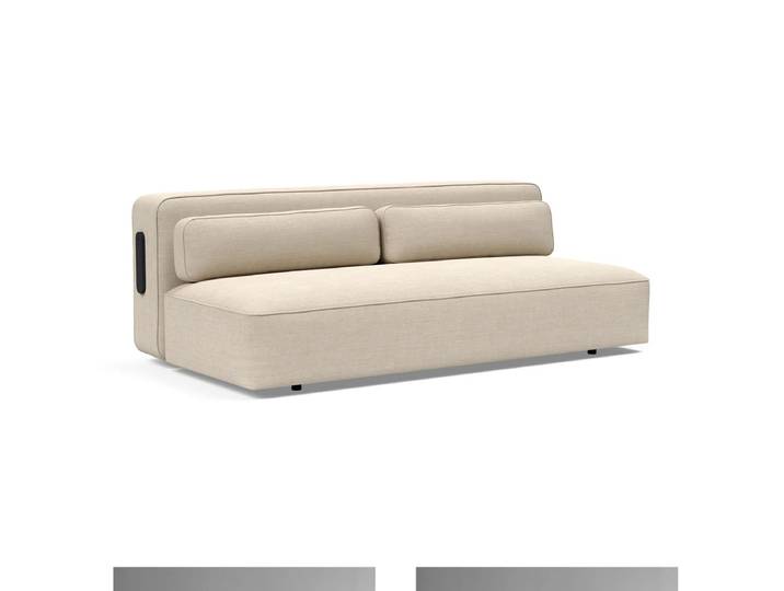 Innovation Living - Yonata Schlafsofa, 207 x 110 cm, latte (586 Phobos)