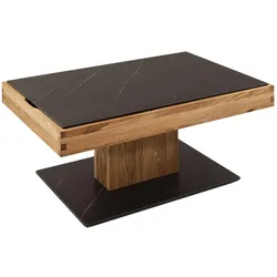 FUNKTIONSTISCH Celestia 90x60x45 höhenverstellbar Wildeiche/Marmara Nero