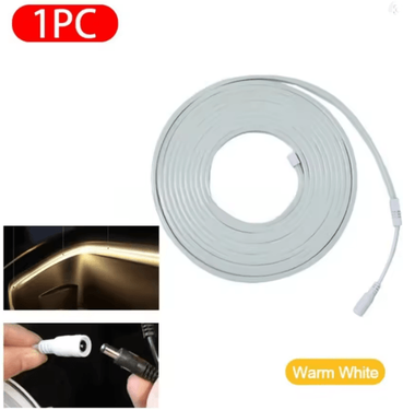 Inspire Essentials Flexible LED Ambient Light Strip For Tesla Model 3 Y S Interior Lighting warm White Dc Socket