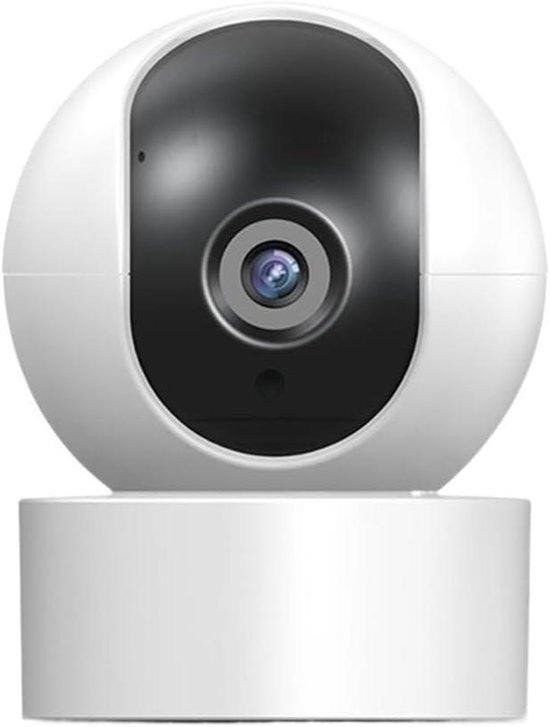 Draadloze IP Beveiligingscamera met Bewegingsdetectie en Alarm, 1080P HD, Wit
