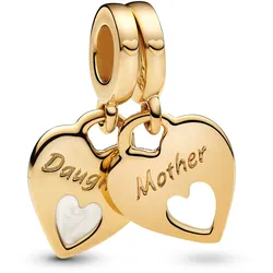 Pandora 769187C01 Charm-Anhänger Mutter & Tochter Goldfarben