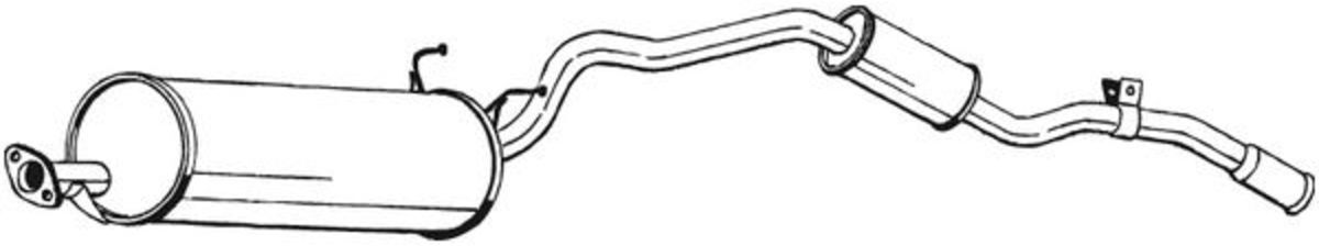 Endschalldämpfer BOSAL 286-233