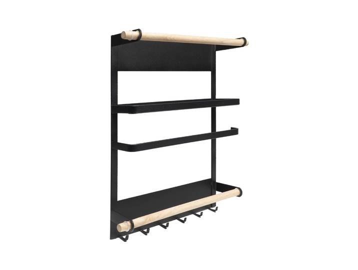 QUVIO Keukenrek - Magneetstrip - Zwart