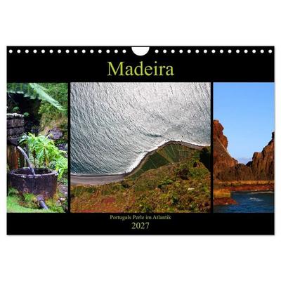 Madeira - Portugals Perle im Atlantik (Wandkalender 2027 DIN A4 quer), CALVENDO Monatskalender
