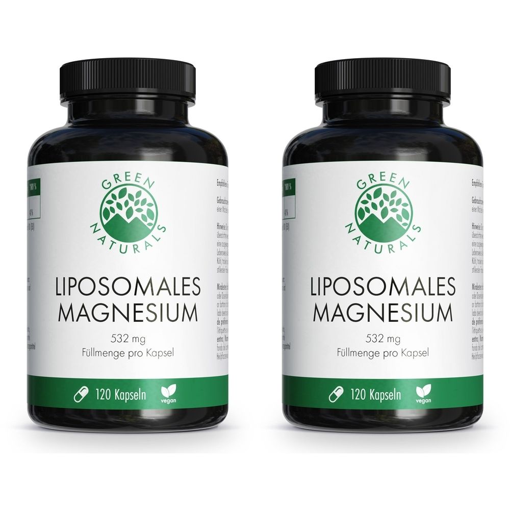 Green Naturals Magnesiumcitrat liposomal veg.Kaps. 2x 2x120 St Kapseln
