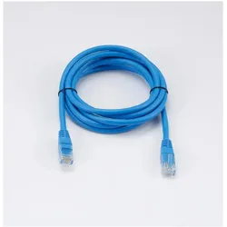 Helden C ble RJ45 Male/Male droit CAT6 U/UTP - Longueur 2M - Bleu - en sachet (U/UTP, CAT6, 2 m), Netzwerkkabel
