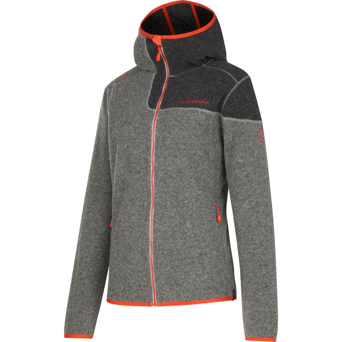 La Sportiva Iride Hoody Women cloud/cherry tomato (G07R22) M ZACW024G07R22M