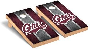 Skip's Garage University of Montana Grizzlies Vintage Cornhole Board Set