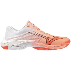 Mizuno Volleyballschuhe Wave Lightning Elite, Flamingo Coral/lava Orange/white - Coral / 39