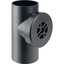 Geberit PE Reinigungsrohr 90 Gr DN125/100 mit Verschlusskappe 368451161