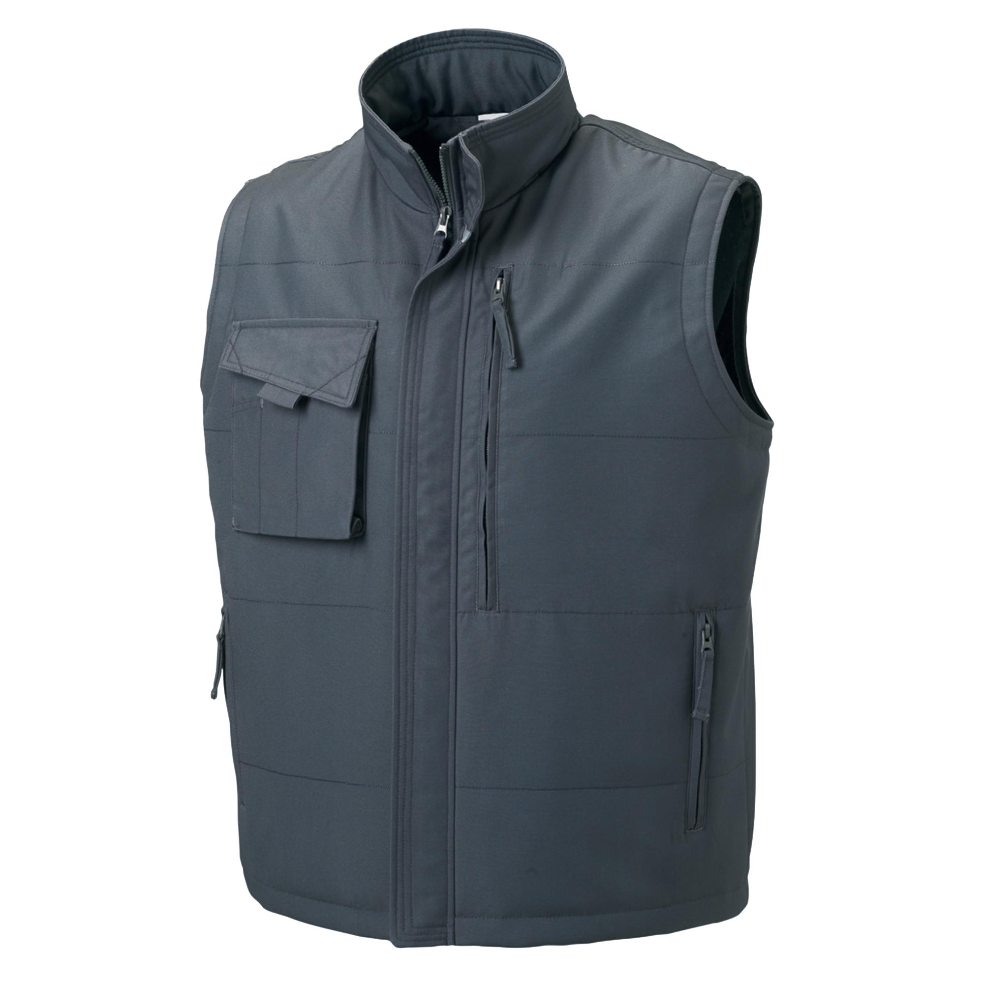 Russell Herren Gilet Jacke (Convoy Grau)