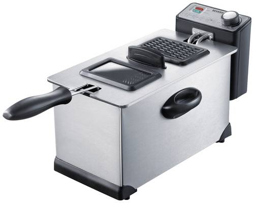 Severin FR 2431 Fritteuse 3 l 2000 W Überhitzungsschutz Edelstahl (gebürstet)