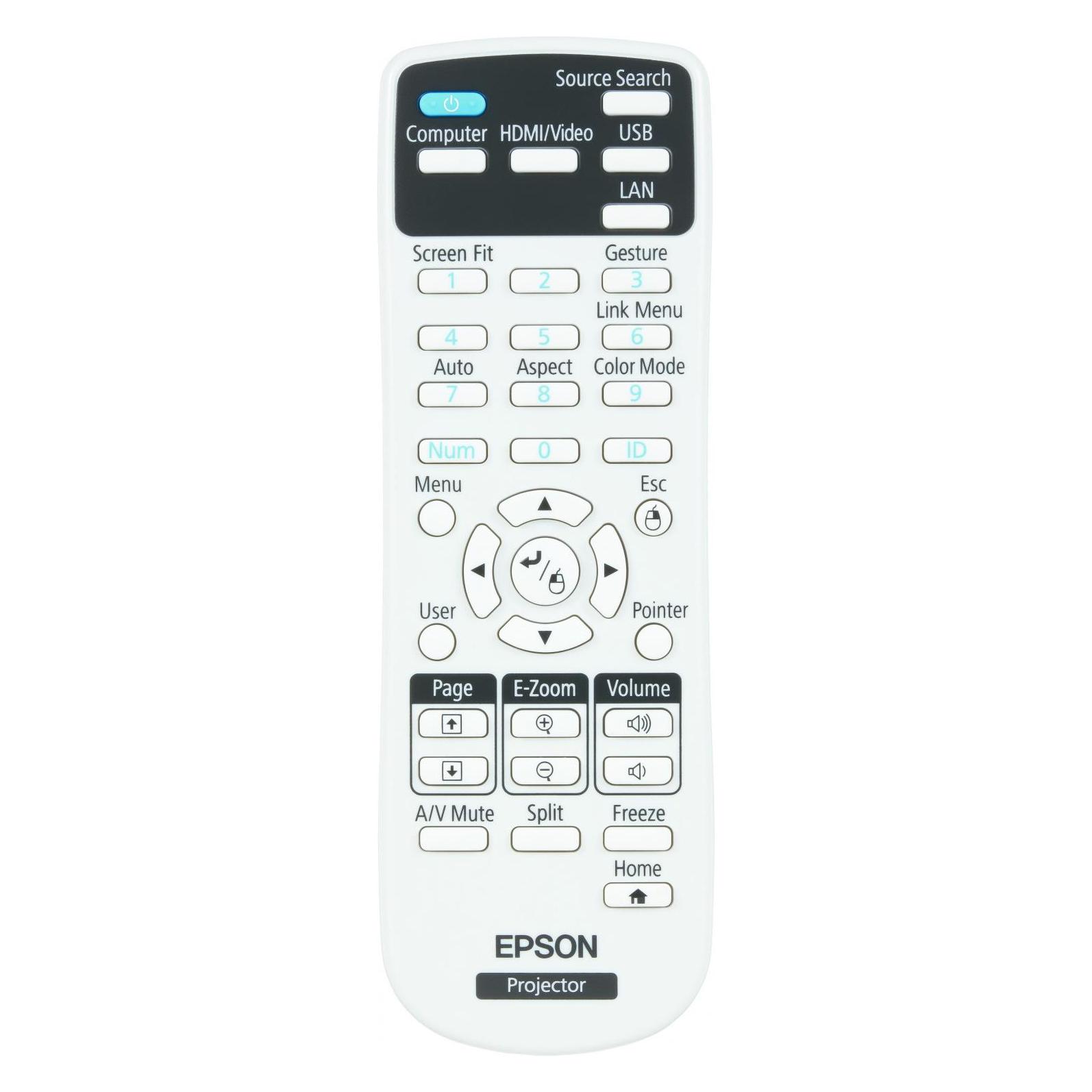 Epson 2177023 Remote Controller (Gerätespezifische Fernbedienung, Infrarot) (2177023)