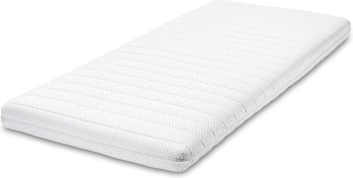 Mister Sandman Bed topper van koudschuim met premium tijk, 140 x 190 cm, Hoogte: 5 cm, Gemiddeld