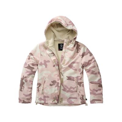 Allwetterjacke BRANDIT "Brandit Damen Ladies Windbreaker Frontzip", Damen, Gr. 3XL, candy camo, 100% Polyester, Mäntel