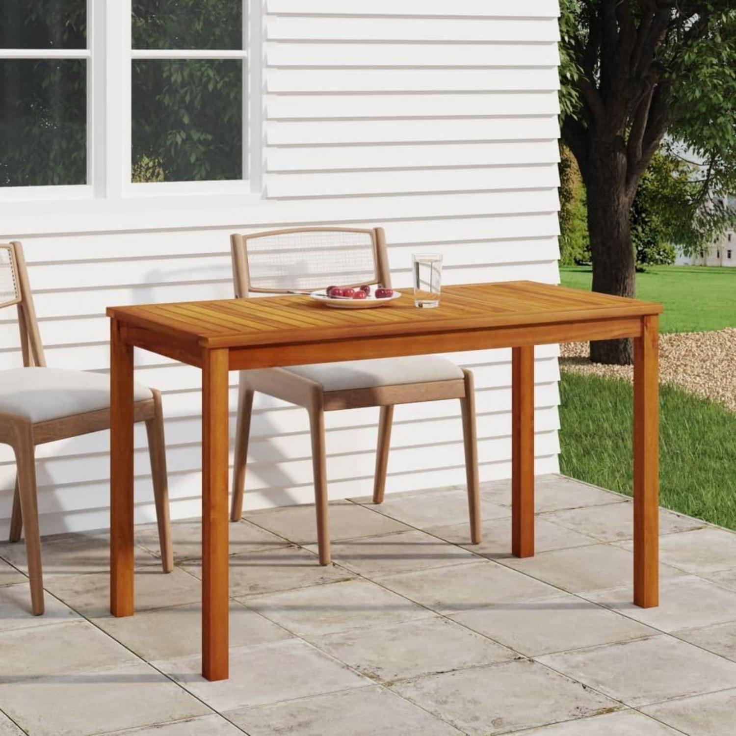 Gartentisch Holztisch Akazie 110x55x67 cm Outdoor Tisch