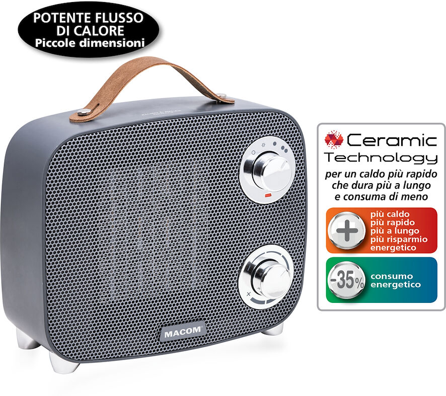 Termoventilatore ceramico Macom 942 Minimax 1500W