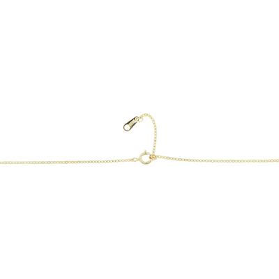 Kette ohne Anhänger ADELIA´S "Halskette mit Anhänger – aus 925 Silber", gold, Halsketten, Damen, 43cm, Silber 925 (Sterlingsilber), Zum Verschenken – ideal zum Jubiläum