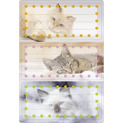 HERMA Schuletiketten Katzen