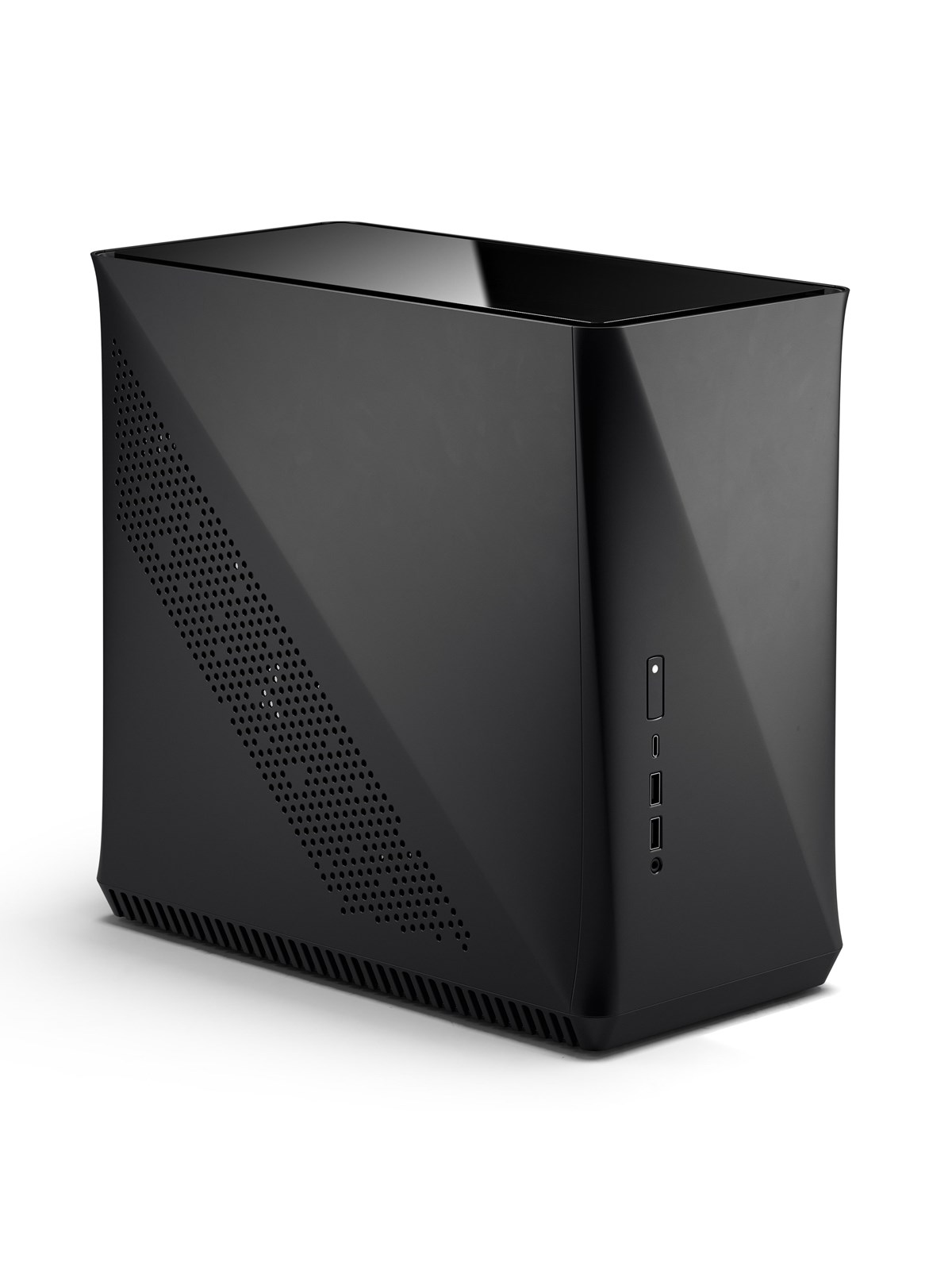 Fractal Design Era ITX - Carbon TG - Gehäuse - Minitower - Schwarz