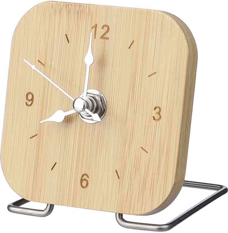 Horloge en bambou - Jenny  Porte-clé personnalisé en cuir recyclé - Joan brun