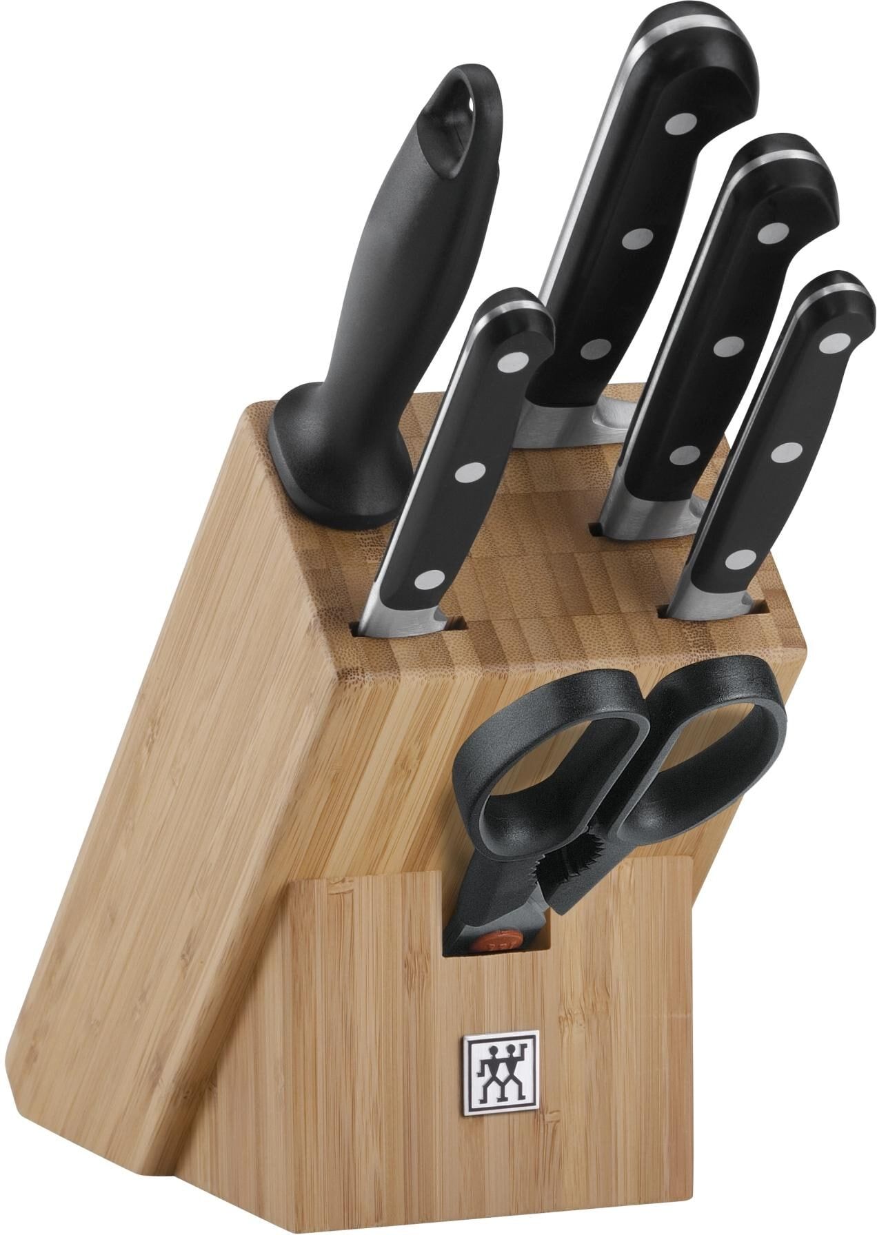 Messerblock ZWILLING "Professional S 7-teilig", beige (bambus), Messerblöcke, Messerblock bambus Einheitsgröße