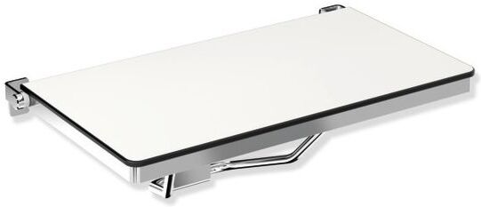 Hewi System 900 Duschklappsitz 900.51.21140 692 x 359 mm, rechteckig, poliert