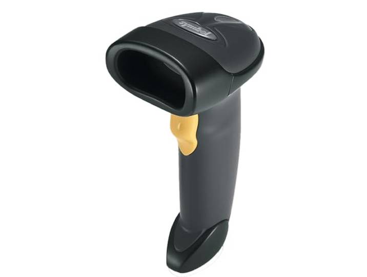 Zebra LS2208 Barcodescanner, 1D, USB-kit, standaard, zwart