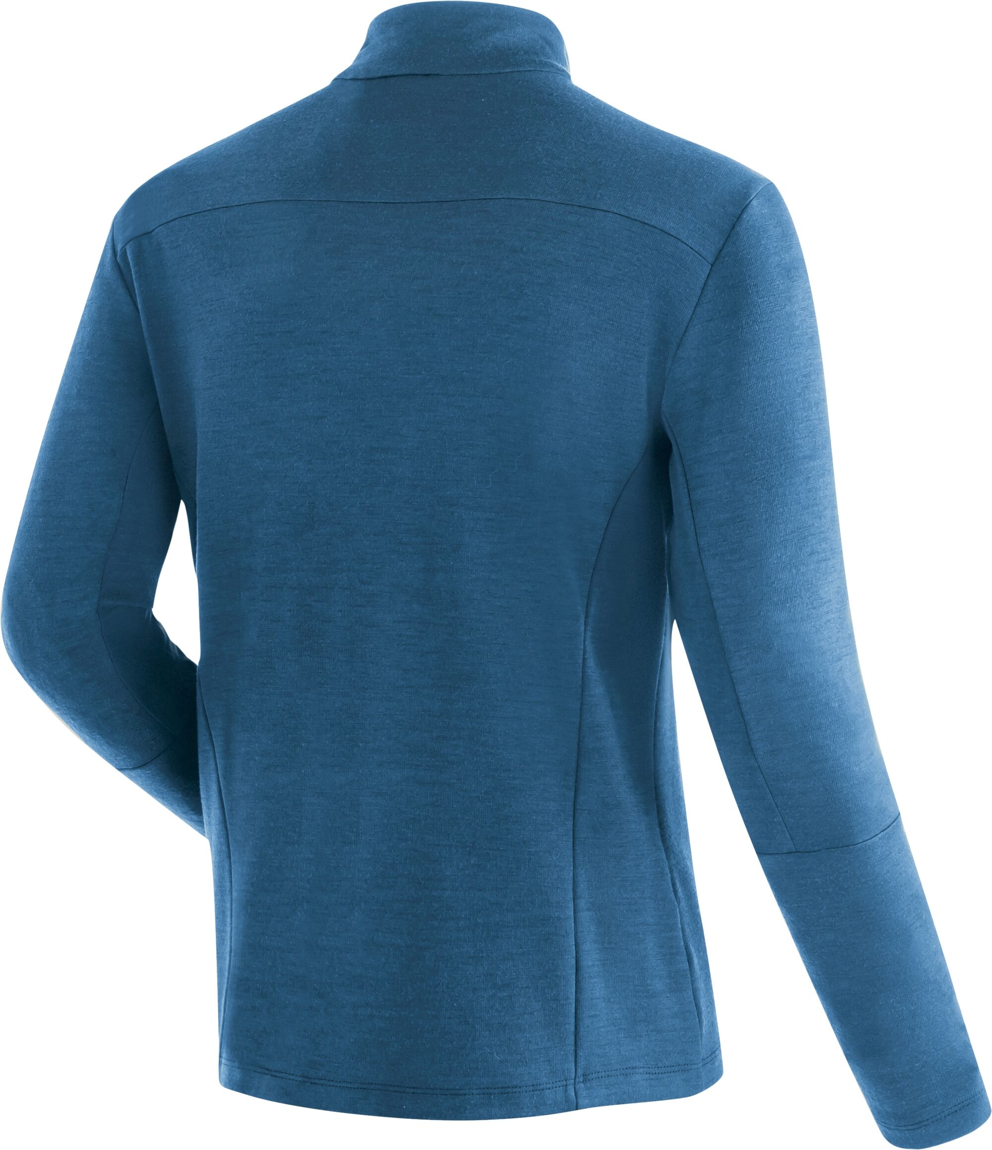 Funktionsshirt MAIER SPORTS "Skutvik HZ M", Herren, Gr. 46, blau (aquablau), 40% Wolle, 35% Polyamid, 25% Polypropylen, hoch geschlossener Ausschnitt, Shirts Funktionsshirt, funktionaler Midlayer für Herren, hohe Atmungsaktivität aquablau 46