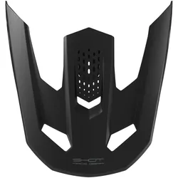 Shot, Motorradhelm Zubehör, SPEED SOLID Helmschild matt schwarz