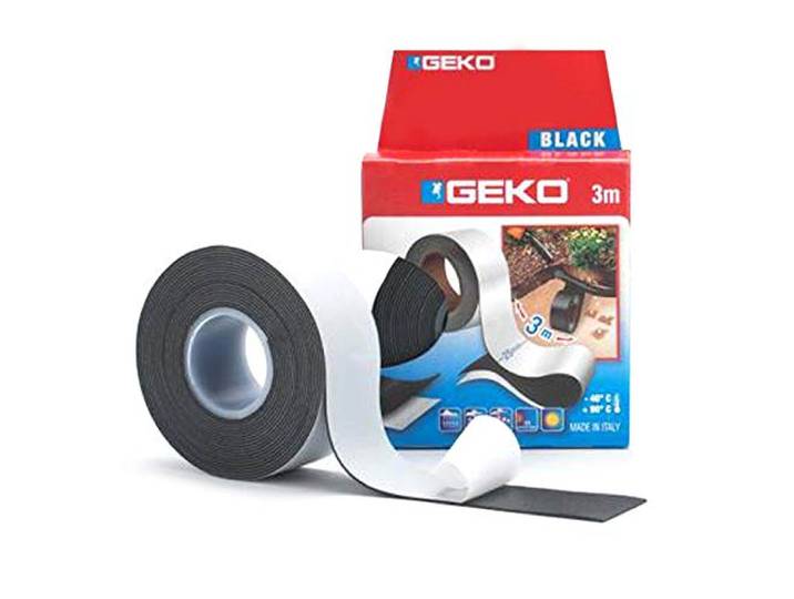 Geko 16000 - Ruban adhésif Auto-vulcanisable (25 mm x 3 m) Neutre