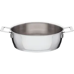 Alessi Pots Pans, Pfanne + Kochtopf, Silber