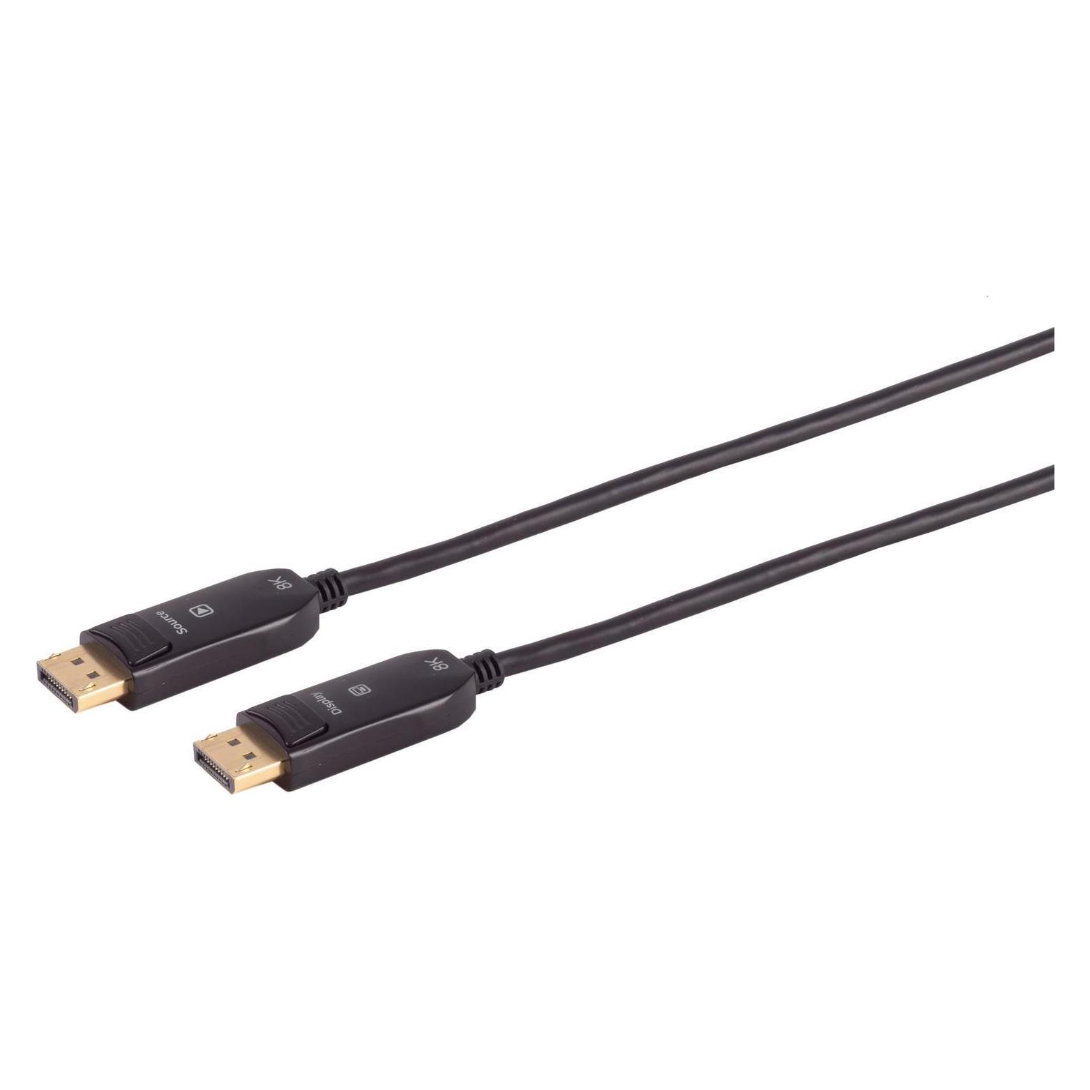 Shiverpeaks S/CONN maximum connectivity Displayportkabel-Optisches DisplayPort Kabel, Rev1, 8K, 100m (100 m) (30-161005)