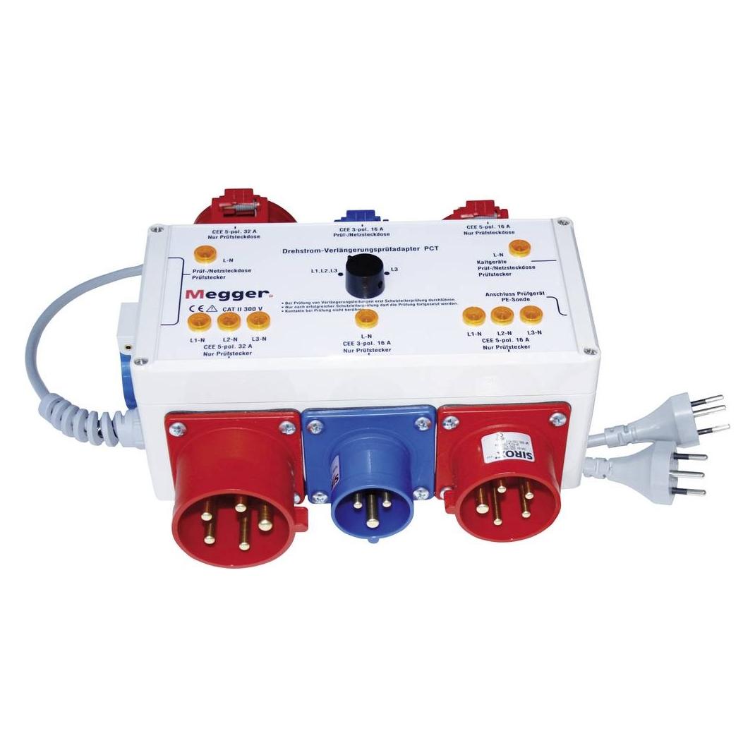 Megger DE-009 - Drehstrom-Adapter PCT (DE-009)