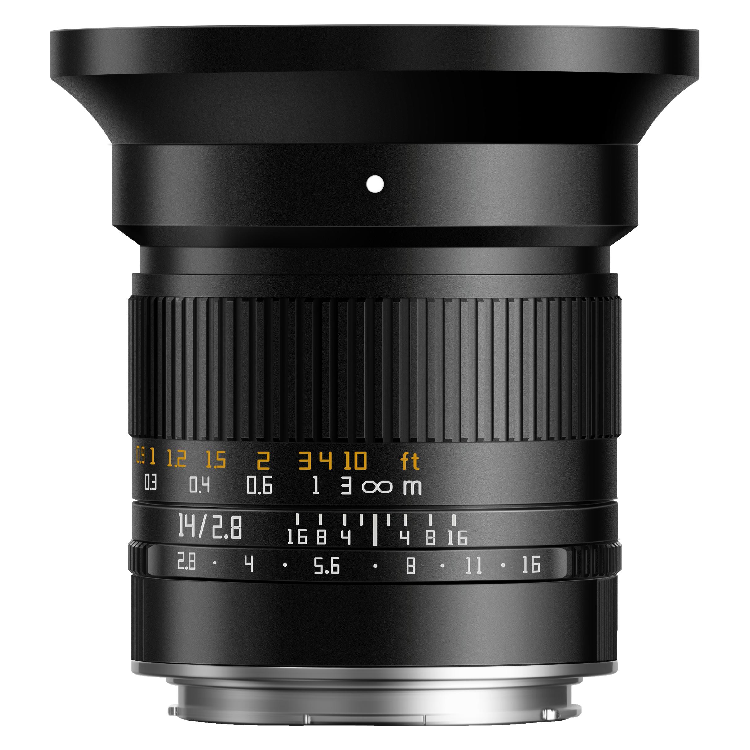 TTArtisan 14mm F2.8 L (L-Mount, Vollformat) (F1428-L-B)