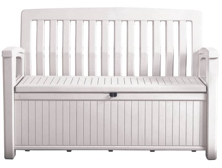 Keter Patio Bench Banc de jardin blanc