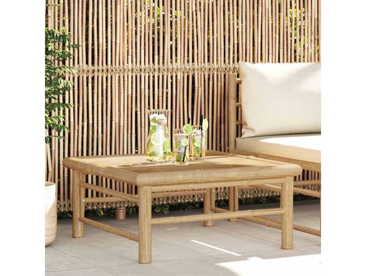 vidaXL Gartentisch 65x65x30 cm Bambus