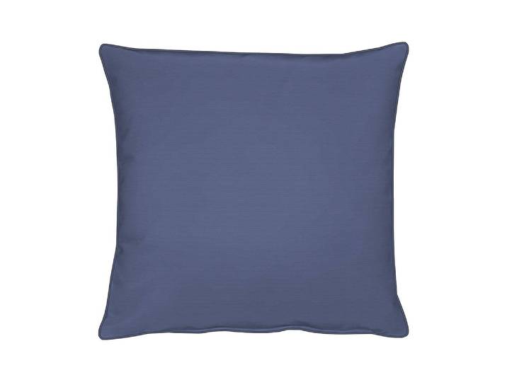 Kissenbezug Tizian Blau/Blau 46 x 46cm Mischgewebe
