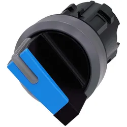 Siemens 3SU10322BC500AA0 Knebelschalter beleuchtbar 22mm rund blau, Schalter + Taster, Blau