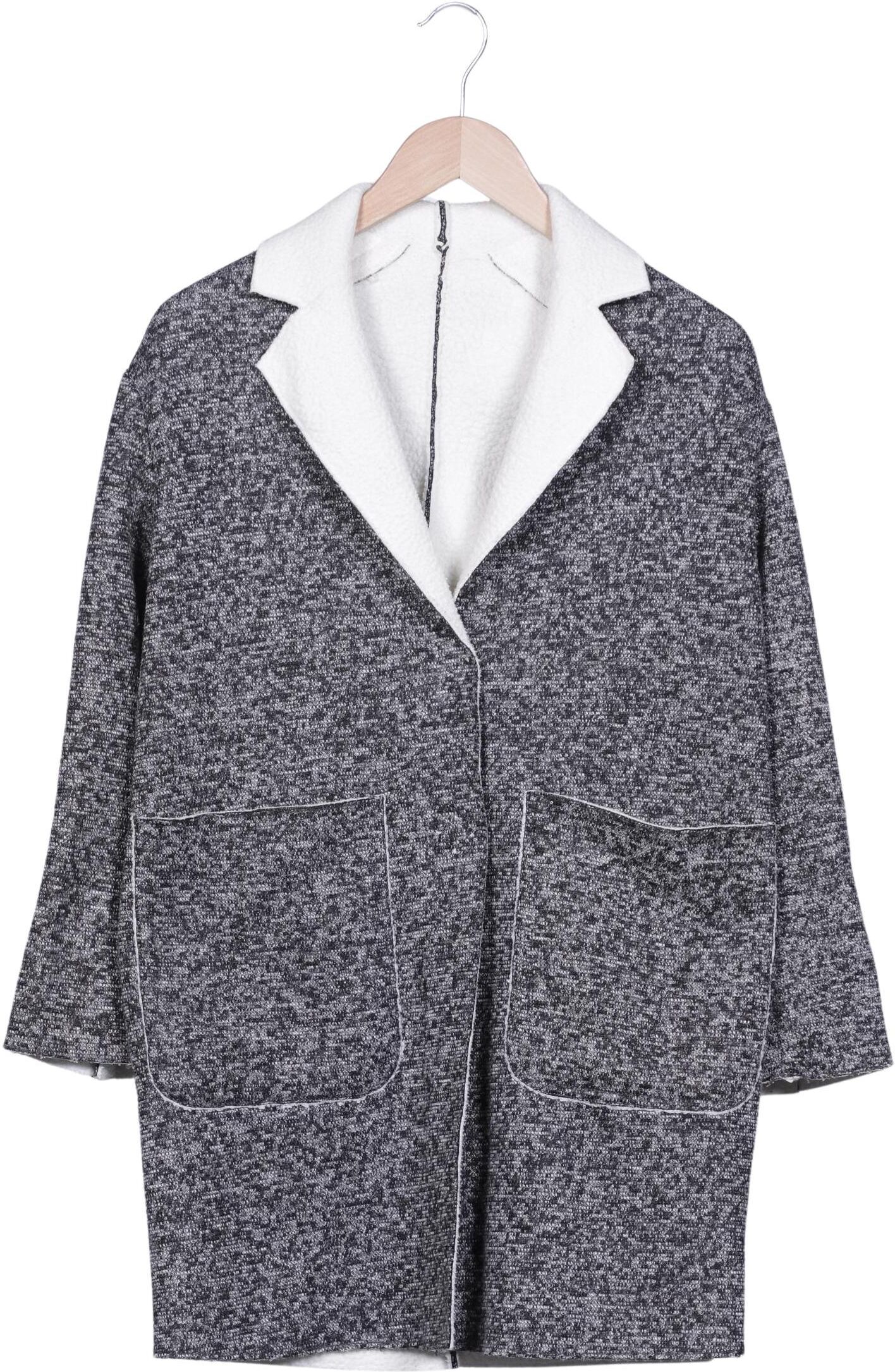 Topshop Damen Strickjacke, Grau, Gr. EU 38, Synthetik - Second Hand