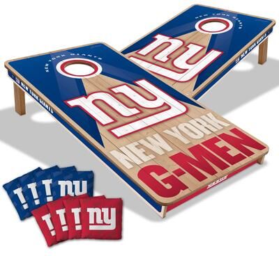Skip's Garage New York Giants NFL 2x4 Professional Cornhole Board Set