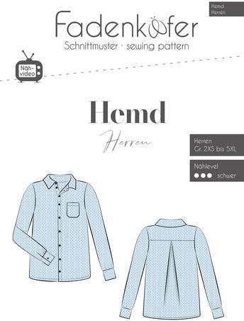 Fadenkäfer Schnitt "Hemd" für Herren