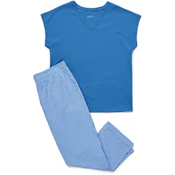 Tchibo - Pyjama-Set - Damen - Gr. S - weiß