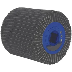 Tecwerk, Schleifmittel, Satinierwalze Vlies/Gewebe 150 fine braun Ø100xB100mm 19 mm (150)