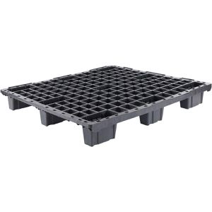 Alpha-Paletten Kunststoffpalette 1063-SC, aus PE, 120 x 100 cm, ineinander stapelbar, 2500 kg Tragkraft, 5 Stück