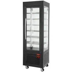 Diamond Panorama vitrine, 5 rostablage, belüftet, 360 LT, Schwarz (SNE/GB-B7-R2)