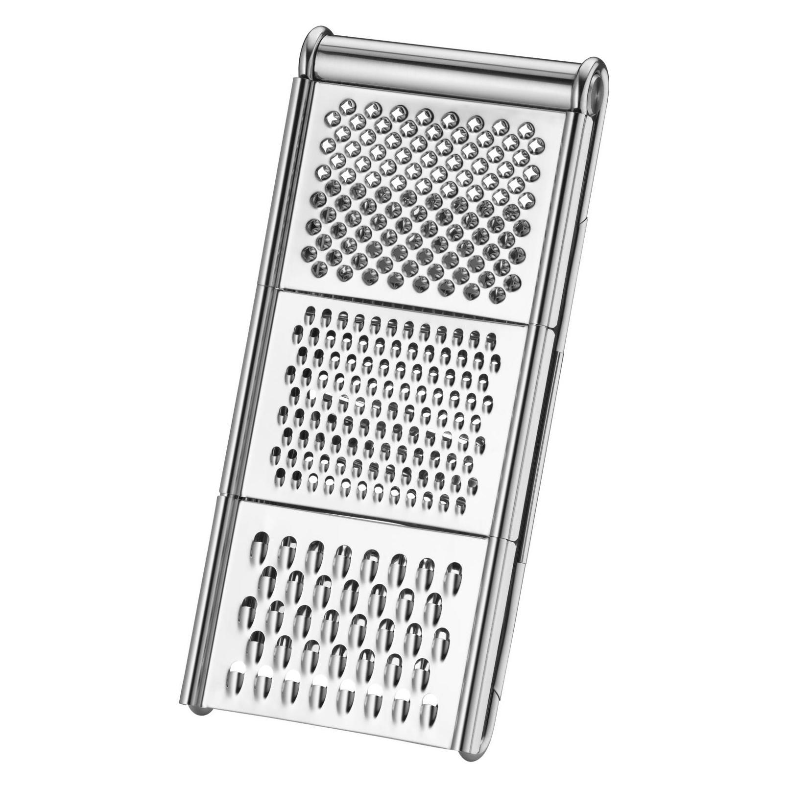 WMF Gemüsereibe Küchenreibe 12x18cm 4 Aufsätze Hobeln Raspeln Reiben Schneiden Gourmet (644406040)