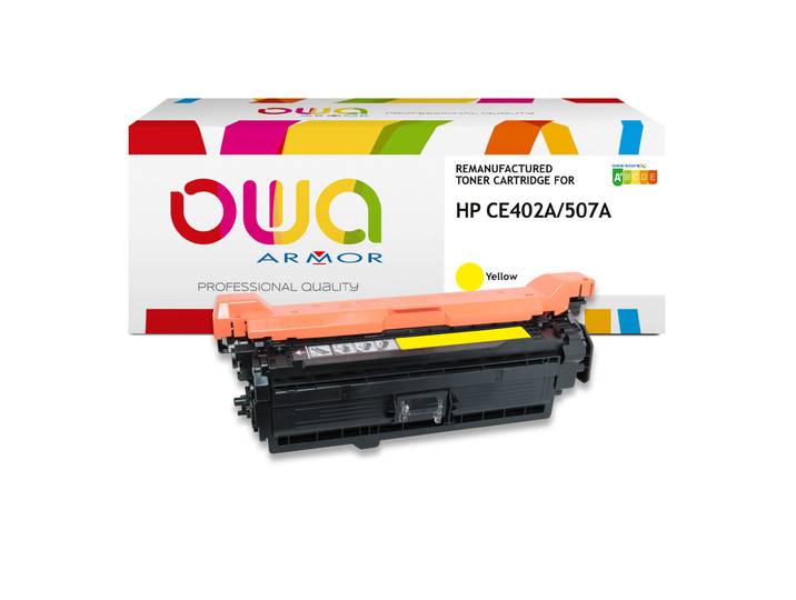 OWA Toner compatible HP 507 - K15540OW - Jaune