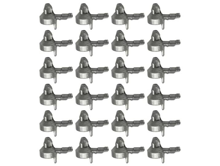 Homira Support d'étagère 131372 pour bibliothèque IKEA Billy (Nouveau à partir de 2014) - Pièces de Rechange pour Support d'étagère 3 mm - Lot de 24